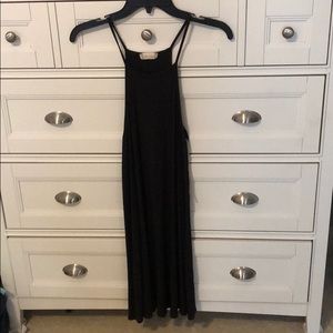 Dark grey halter dress